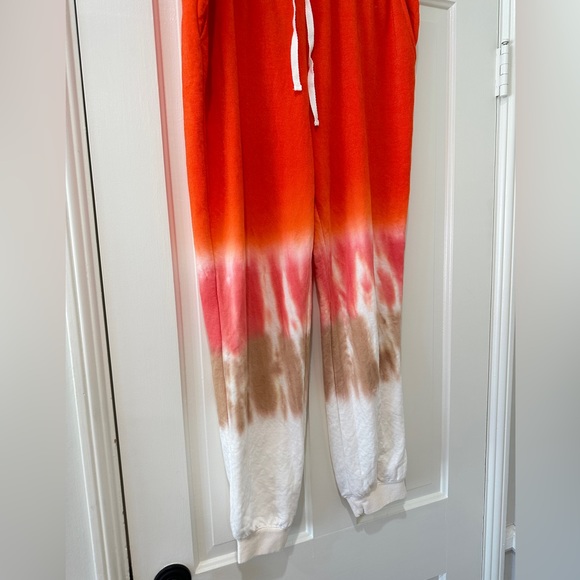 Velvet Heart orange tie dye soft jogger pant bottoms - Picture 12 of 12